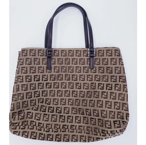 fendi monogram tote bag